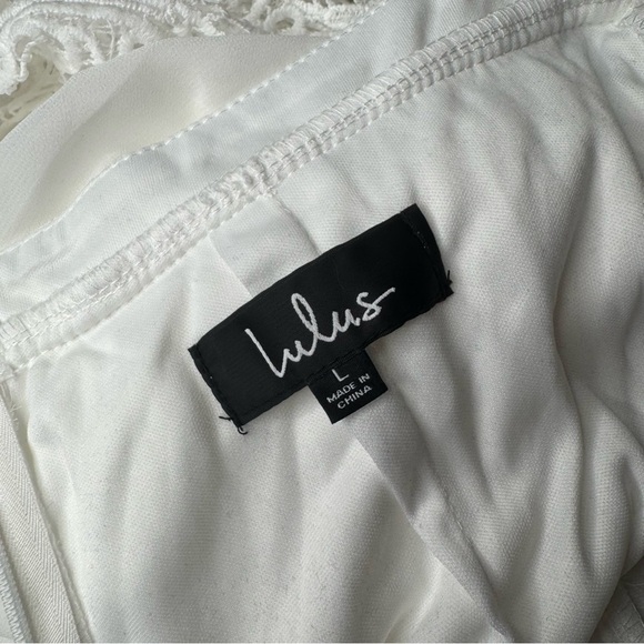 Lulus Awaken My Love Long Sleeve Lace Maxi Dress Size Large NWT Bride Wedding - Picture 12 of 15